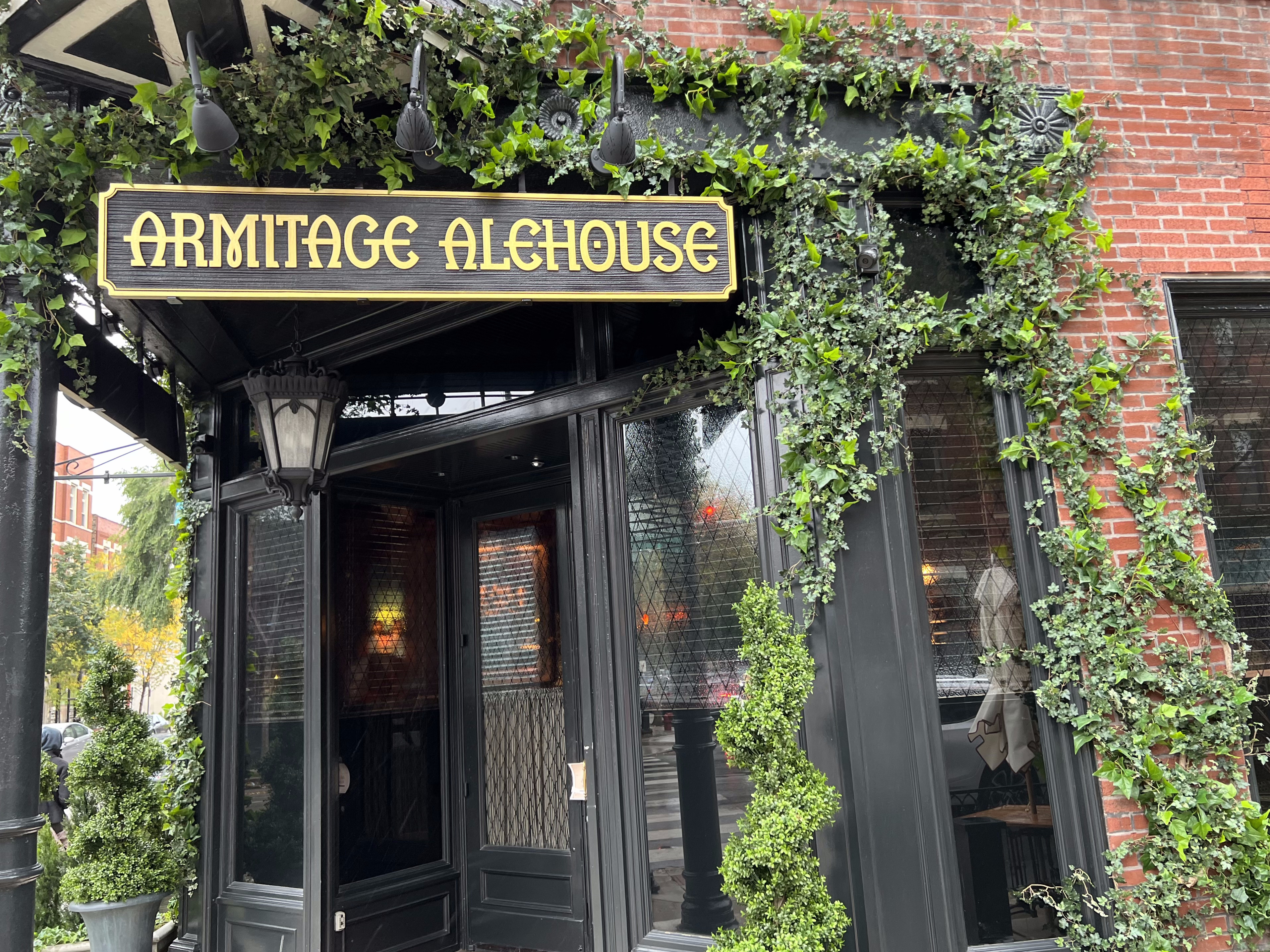 The exterior of Armitage Alehouse.